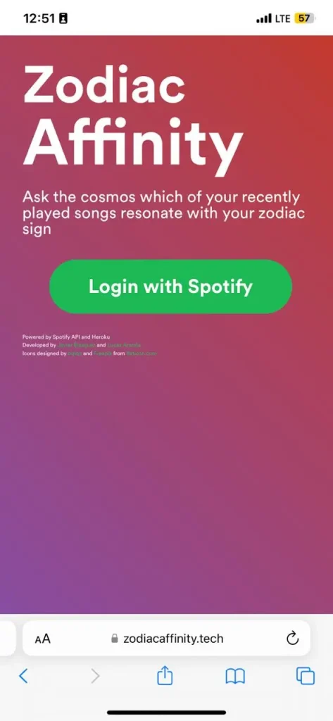 Connect with Spotify