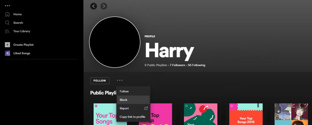How To Block Someone On Spotify