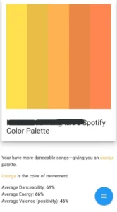 Orange Palette